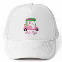 Unik charming Rosa Golf Cart Klubbs Monogram Tr