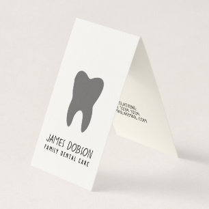 Unik Contemporary Cute Molar Dentist Möte Visitkort