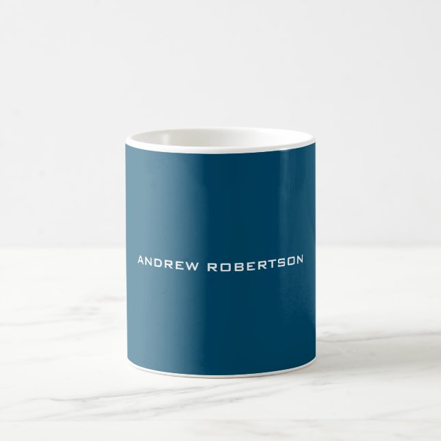 Unik Contemporary för ohavsblå Elegant Kaffemugg (Center)