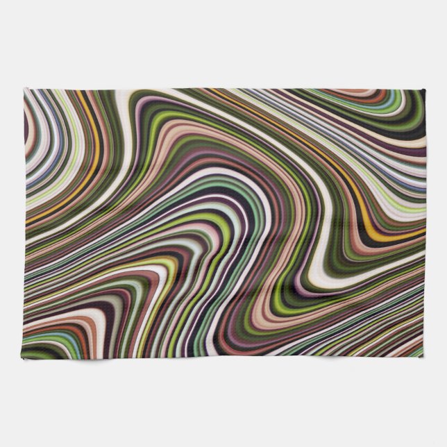 Unik Coola för kort Färgad Kökshandduk (Horisontell)