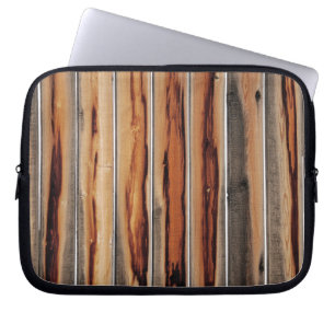 Unik Coola för trästängsel Struktur Laptop Sleeve