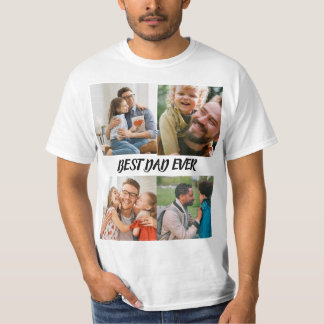 Unik Cute Modern Birday Best Pappa T Shirt