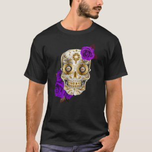 Unik Day of the dead Lila Ro T Shirt