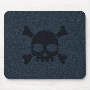 Unik Denim - Jeans och Skull Stil Musmatta