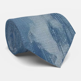 Unik Denim Stil Manar Neck Tie Slips