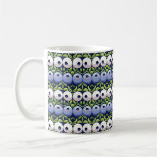 Unik design för blåbär kaffemugg