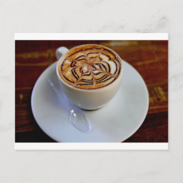 Unik design för Espresso Kopp och Saucer Vykort
