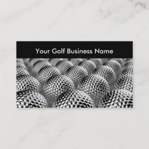 Unik design för flott Golf Visitkort