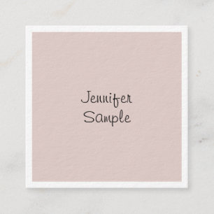 Unik design för fritt skript, graciös design fyrkantigt visitkort