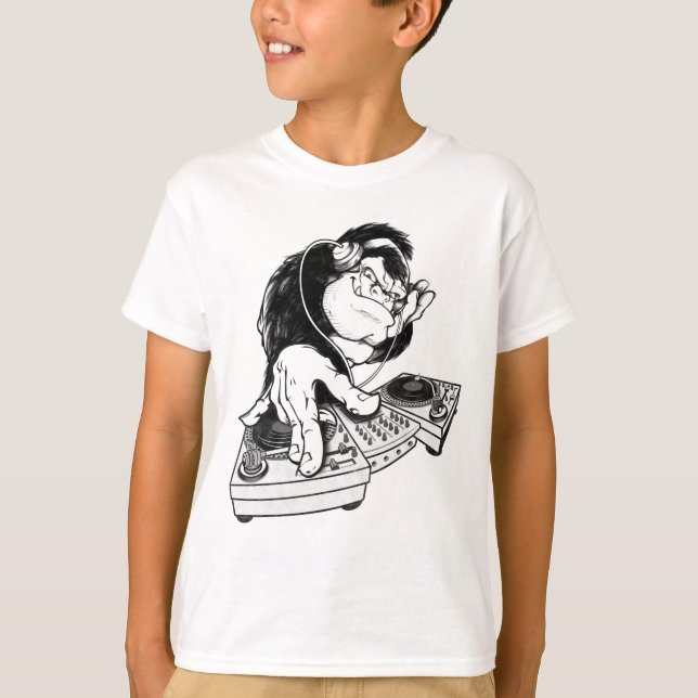 Unik design för Gorilla DJ Tröja (Framsida)
