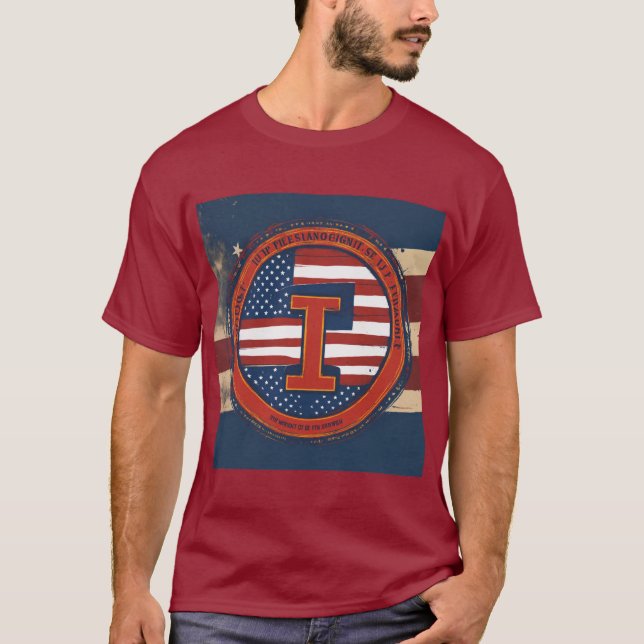 "Unik design T-shirt" T Shirt (Framsida)
