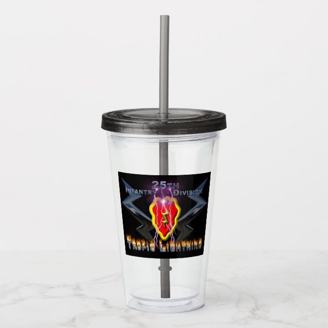 Unik Designad 25:e infanteridivisionens gåva Take Away Mugg (Framsida)