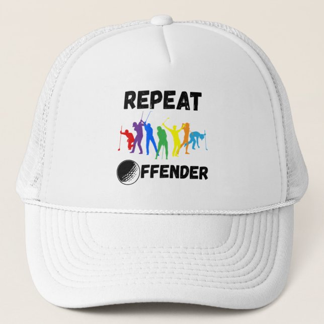 Unik Designad Golf Infusion "Repeat Offender" Keps (Framsida)