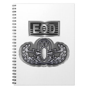 Unik Designad minnesstund EOD Anteckningsbok