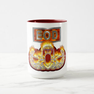 Unik Designad minnesstund EOD Mugg