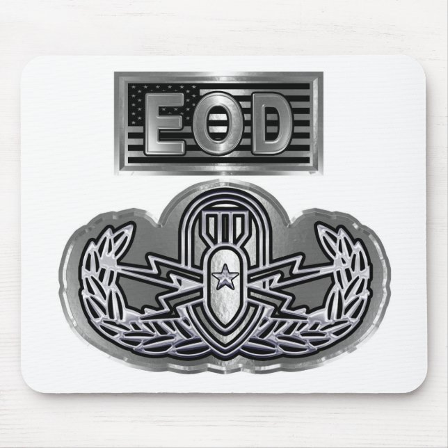 Unik Designad minnesstund EOD Musmatta (Framsidan)