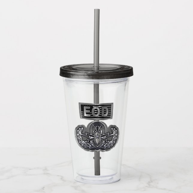 Unik Designad minnesstund EOD Take Away Mugg (Framsida)