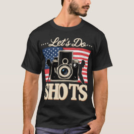 Unik designdagskjorta för fotografier t shirt