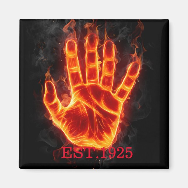 Unik designografisk coola för honom magnet (Framsidan)