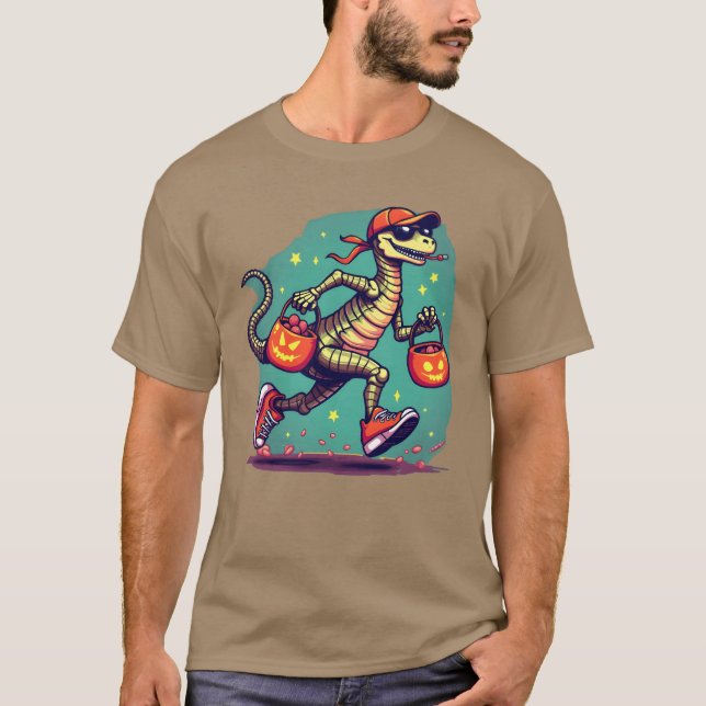 Unik designtjej för Halloween T Shirt (Framsida)