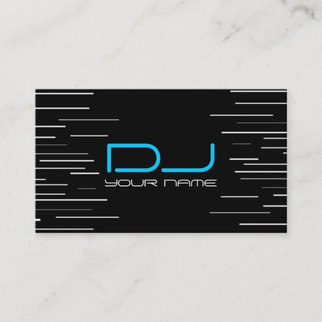 Unik DJ-visitkort Visitkort (Framsida)