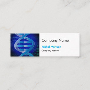 Unik DNA-vetenskap Mini Visitkort