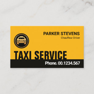 Unik drivrutin för Gulten Black Lagrar Taxi Visitkort
