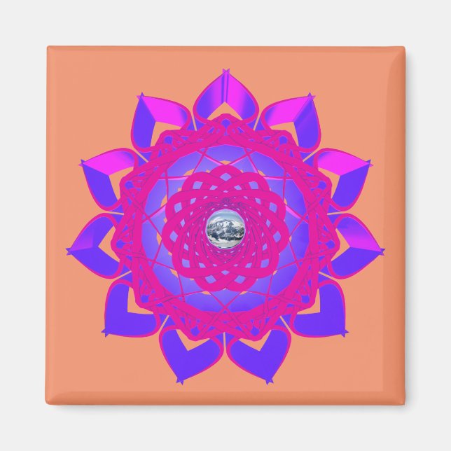 Unik, dyr design magnet (Framsidan)