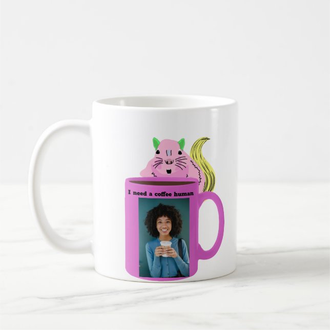 Unik ekorre Älskare-kaffe Kopp (Vänster)