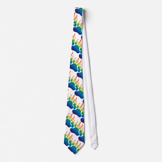 Unik & Elegant Björnklövs gradienttryck Slips (Framsida)