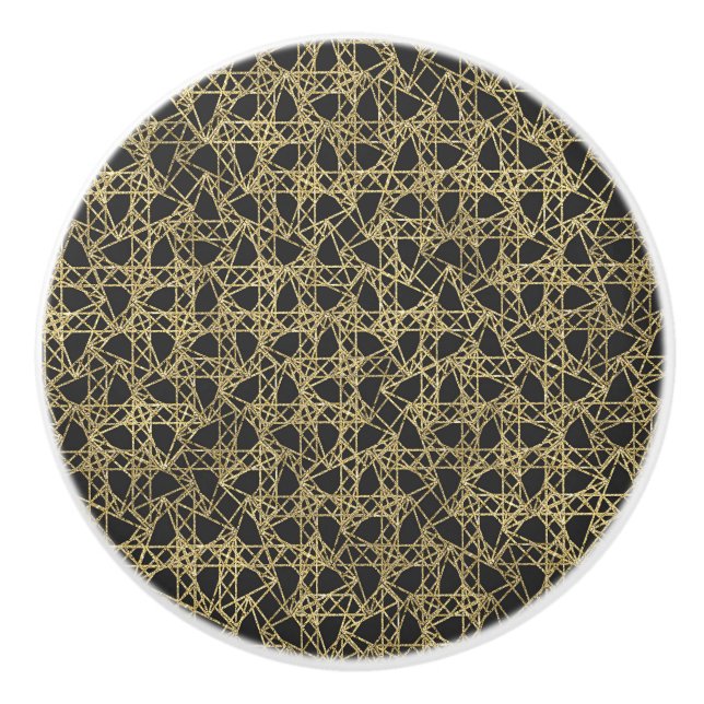 Unik Elegant för Guld Scratch Golden Modern Glamor Knopp (Framsidan)