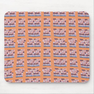 Unik Elegant Heart-mönstrad grafik för alla åldrar Musmatta