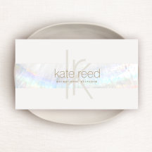 Unik Elegant Monogram Modern Seashell Rand