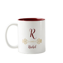 Unik elegant Monogram Namn God jul