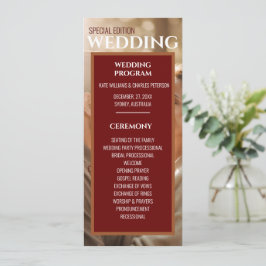 Unik enkel magasinomslag Flat Program