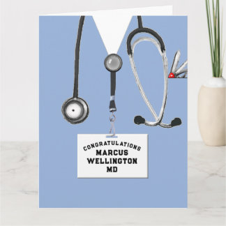 Unik examenkort från medicinska fakulteten kort
