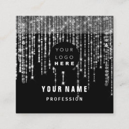 Unik Eyeash-Logotyp-VIP för händelsekPLANNER Fyrkantigt Visitkort