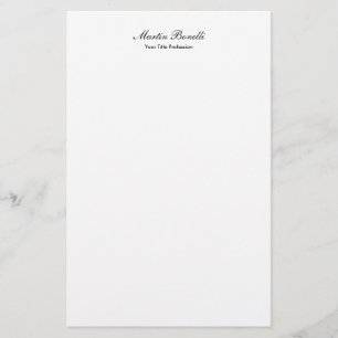 Unik fantastisk professionell design kalligrafi brevpapper