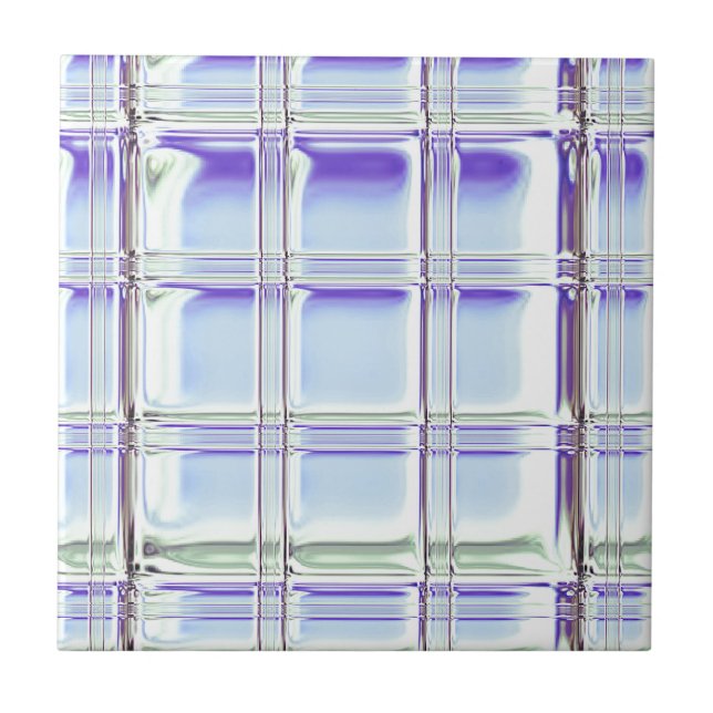 Unik färgstark keramik Tile Kakelplatta (Framsidan)