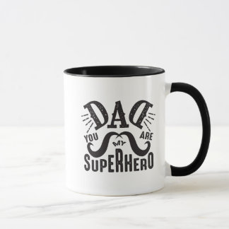 Unik Fars dag Pappa du är min superhjälte Mugg