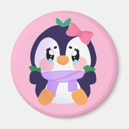 Unik Fattig kute-penguin Magnet