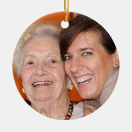 Unik favoritfamilj Photo Kärlek Ceramic Ornamic Julgransprydnad Keramik