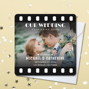 Unik filläsare för filmutret Poster Bröllop Spara Datumet