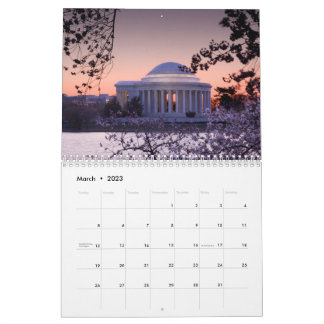 Unik Fine Art Washington DC 2023-kalender Kalender
