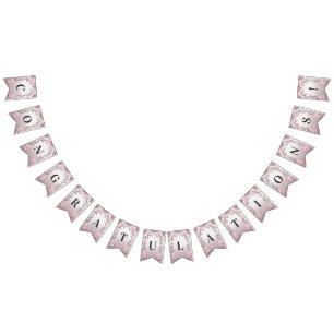 Unik Flagga för Blommigt av Rosa