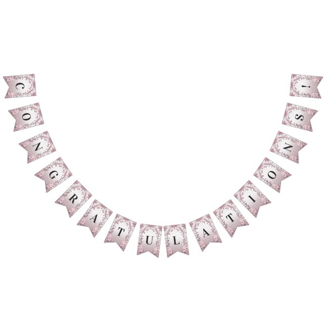 Unik Flagga för Blommigt av Rosa (Alla)