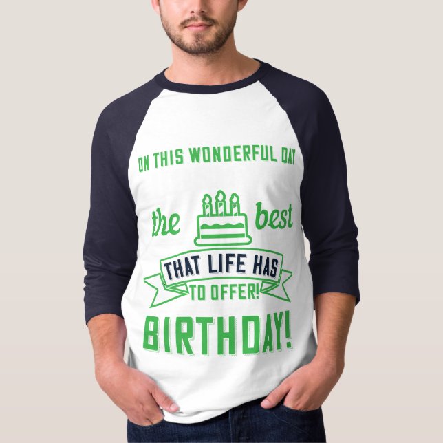Unik födelsedagsgiv-idé! "På den här fantastiska d T Shirt (Framsida)