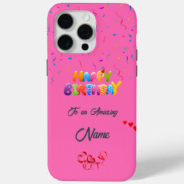 Unik födelsedagsservice iPhone 15 Pro Max Fodral