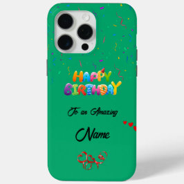 Unik födelsedagsservice iPhone 15 Pro Max Fodral