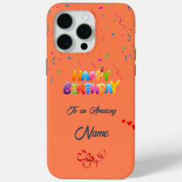 Unik födelsedagsservice iPhone 15 Pro Max Fodral